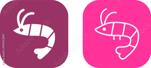 Shrimp Vector Icon