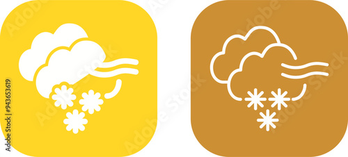 Blizzard Vector Icon
