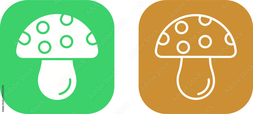 Mushroom Vector Icon Mushroom Vector Icon