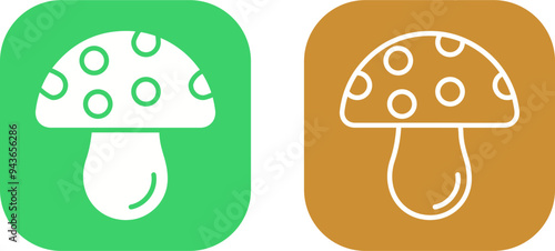 Mushroom Vector Icon