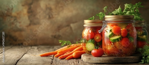 Marinated canned vegetables...