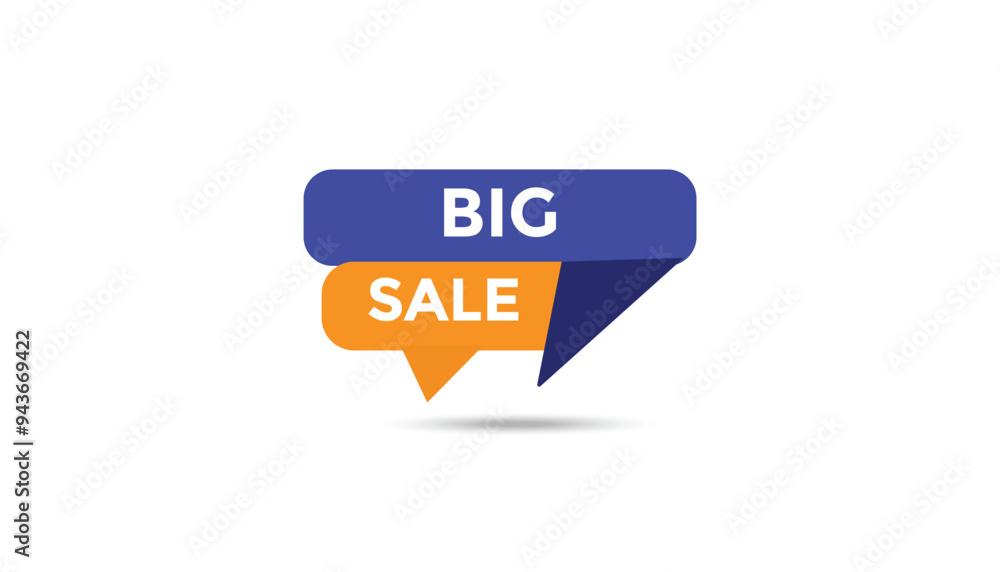 Big sale button web banner templates. Vector Illustration
Big sale button web banner templates. Vector Illustration