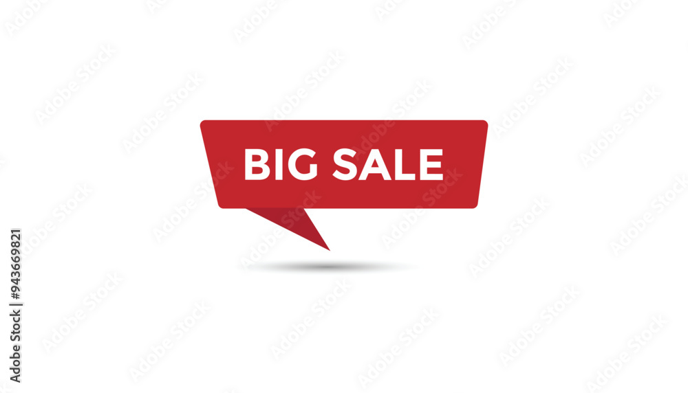 Fototapeta premium Big sale button web banner templates. Vector Illustration 