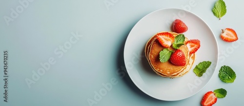 Small grain pancakes with s...