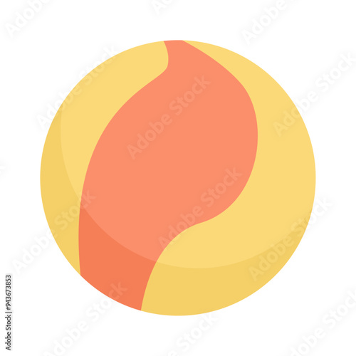 Marble ball toy vector illustration isolated on white background, glassy marble ball clip art, gundu or kelereng clipart, knikkers or bille image