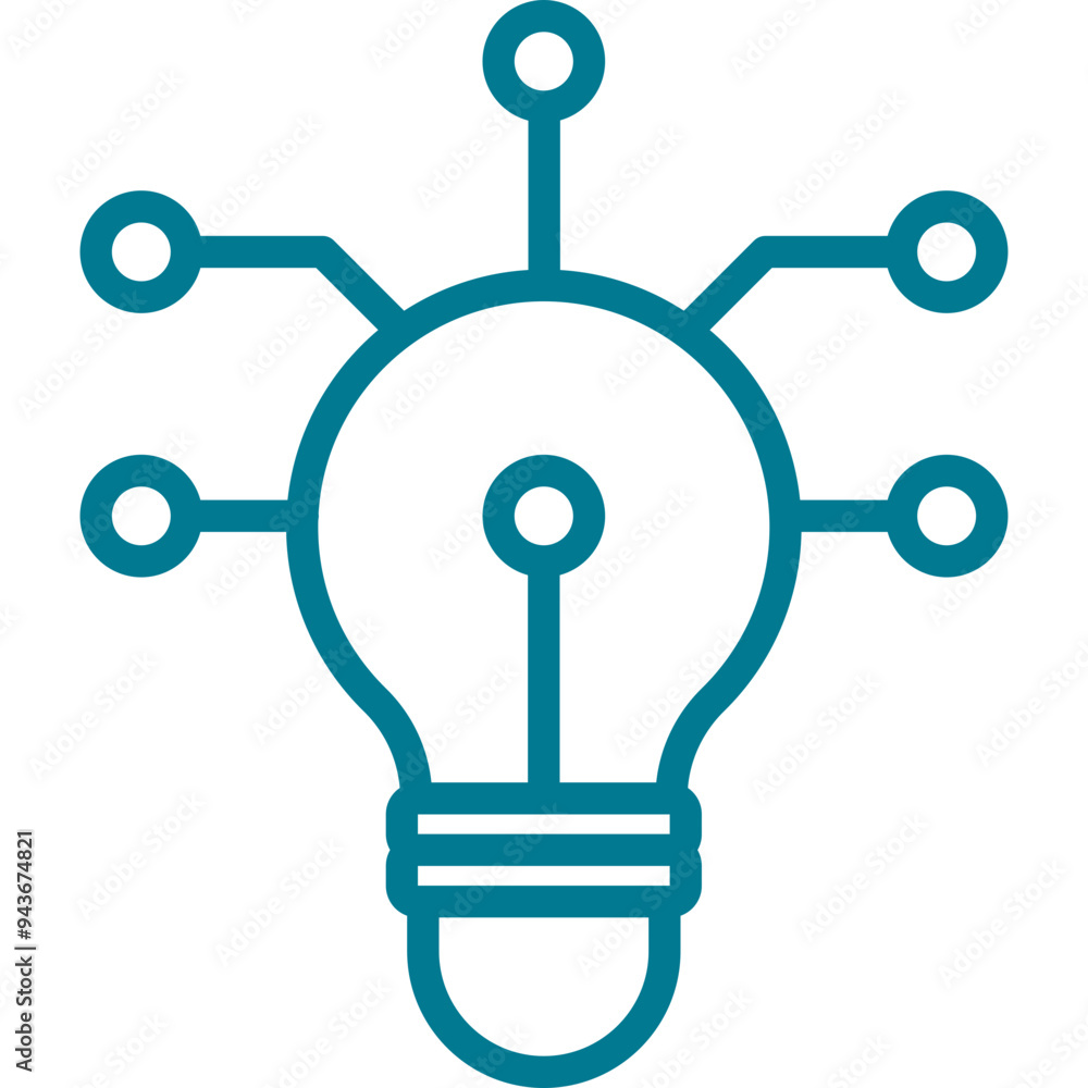 Tech Solution Line Icon Tech Solution Line Icon