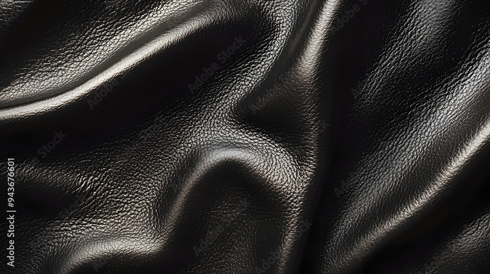 Luxurious Fluid Cloth in Monochrome Tones with Elegant Waving Texture Luxurious Fluid Cloth in Monochrome Tones with Elegant Waving Texture