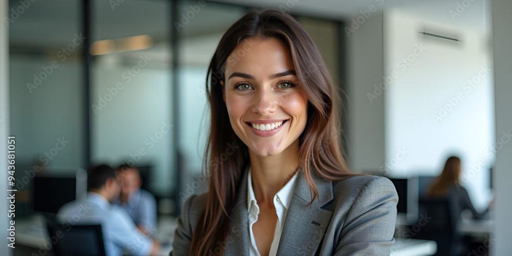 Business woman portrait in office Business woman portrait in office