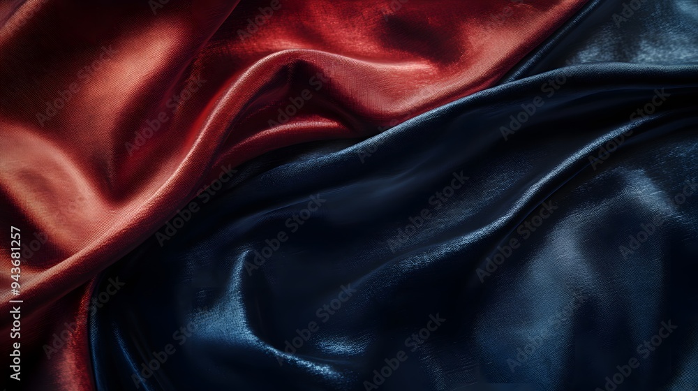 Obraz premium Luxurious textures of rich velvet and smooth silk perfect for premium visual content