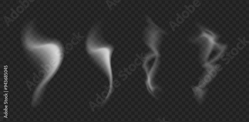 Splash with powder and particles, sugar or salt. falls. Vector realistic gas or flour burst. White dust, stream or fog spray effect. Texture of spatter or blast, cold ice or snow flowing