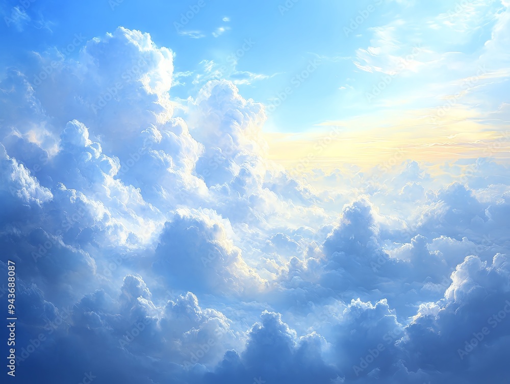 Fading layers of stratus clouds blending with the ozonerich sky, creating a soft, ethereal gradient, Stratus Fading Ozone, Soft atmospheric transition Fading layers of stratus clouds blending with the ozonerich sky, creating a soft, ethereal gradient, Stratus Fading Ozone, Soft atmospheric transition