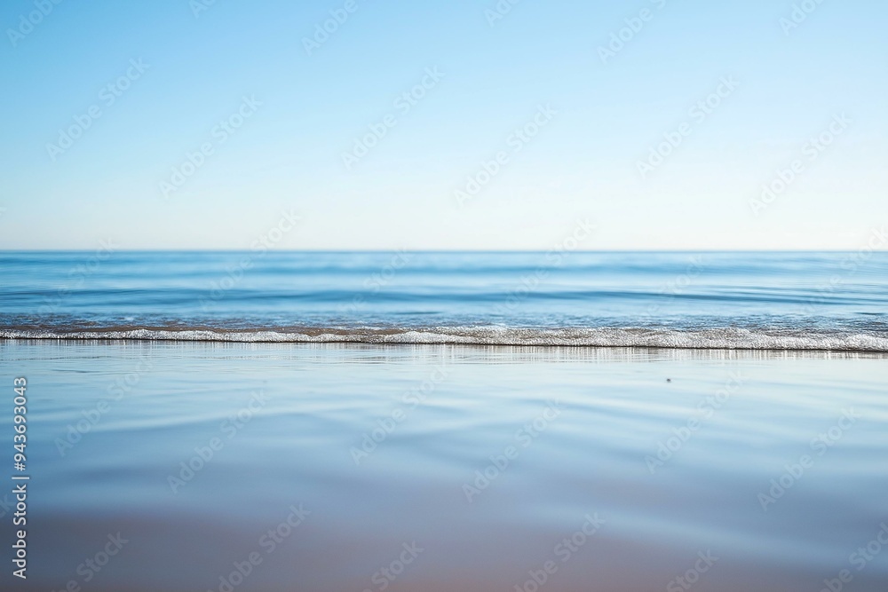 Serene Beach Scene at Dusk