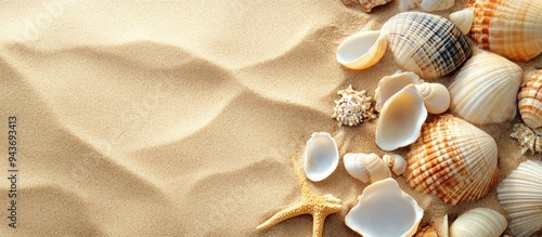 Sea shells on the sand Summ...