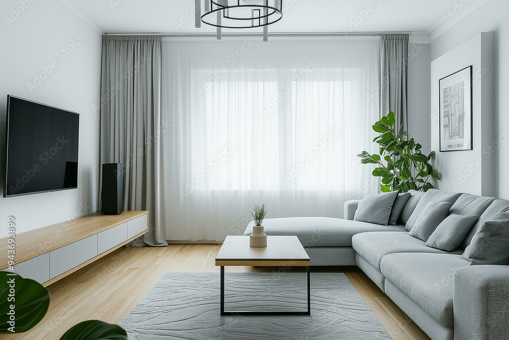 Elegant Modern Living Room Interior