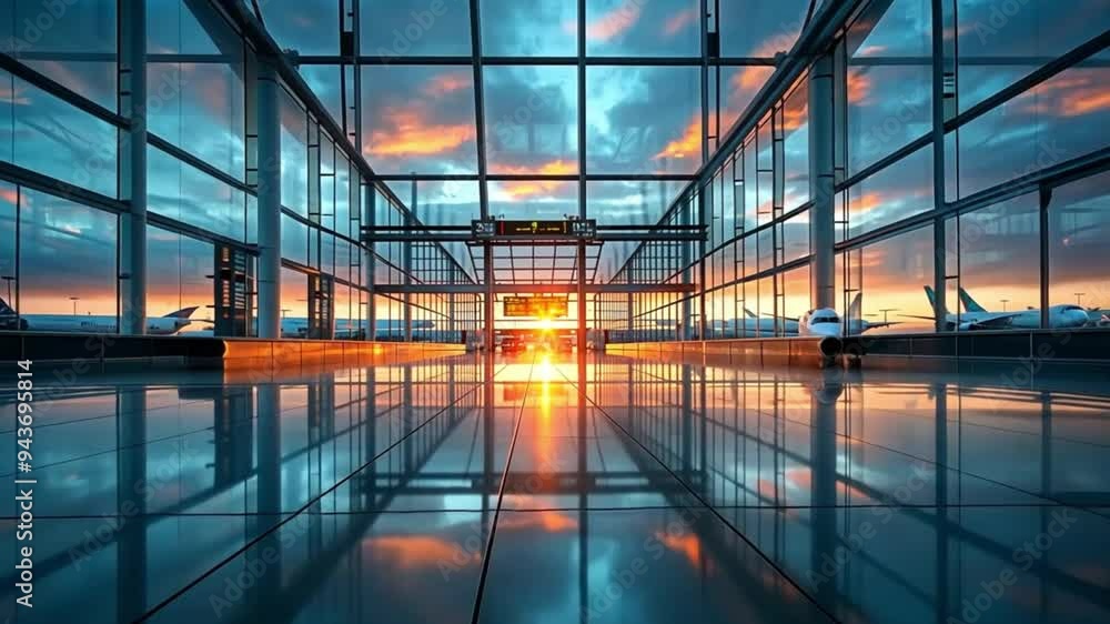interior of a modern building with a large glass facade footage interior of a modern building with a large glass facade footage