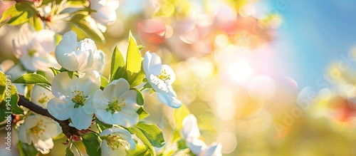 Branches of a blooming appl...