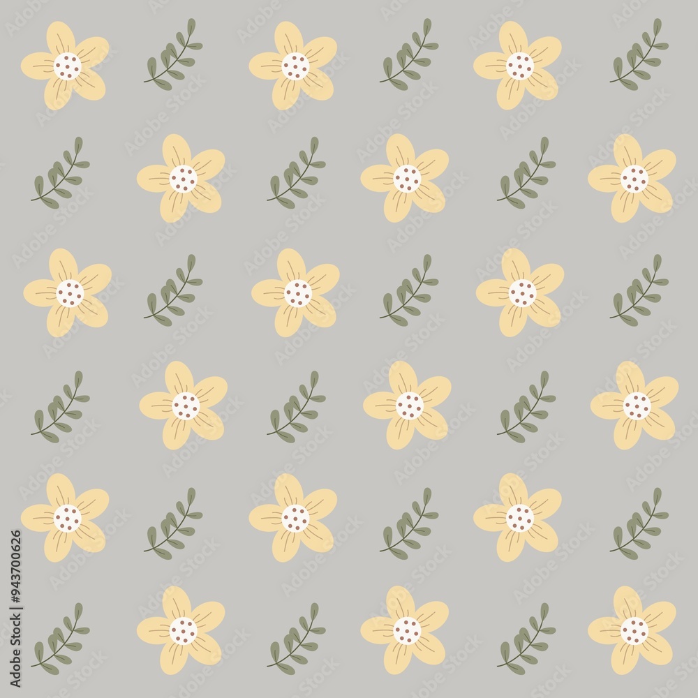 seamless sweet floral pattern seamless sweet floral pattern