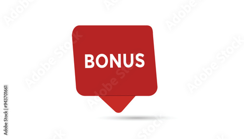 Bonus button web banner templates. Vector Illustration 