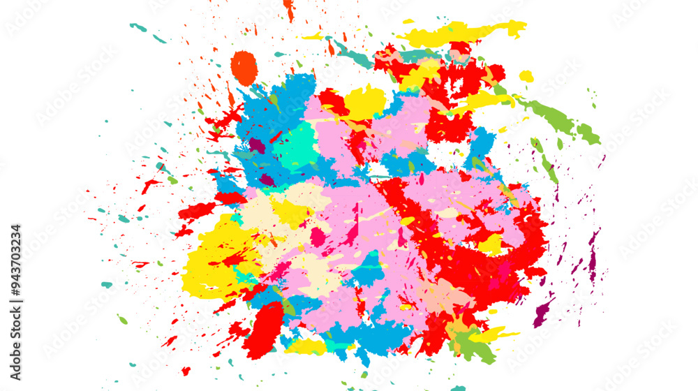 Splatter paint colourful paint splash vector illustration Splatter paint colourful paint splash vector illustration