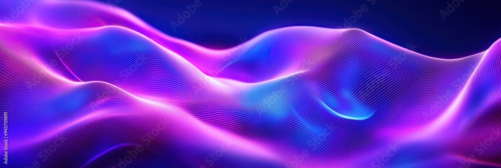 Blue and purple abstract modern banner. Mercury waves shimmer gradient on purple background. Futuristic liquid with matte surface, motion concept.
Blue and purple abstract modern banner. Mercury waves shimmer gradient on purple background. Futuristic liquid with matte surface, motion concept.