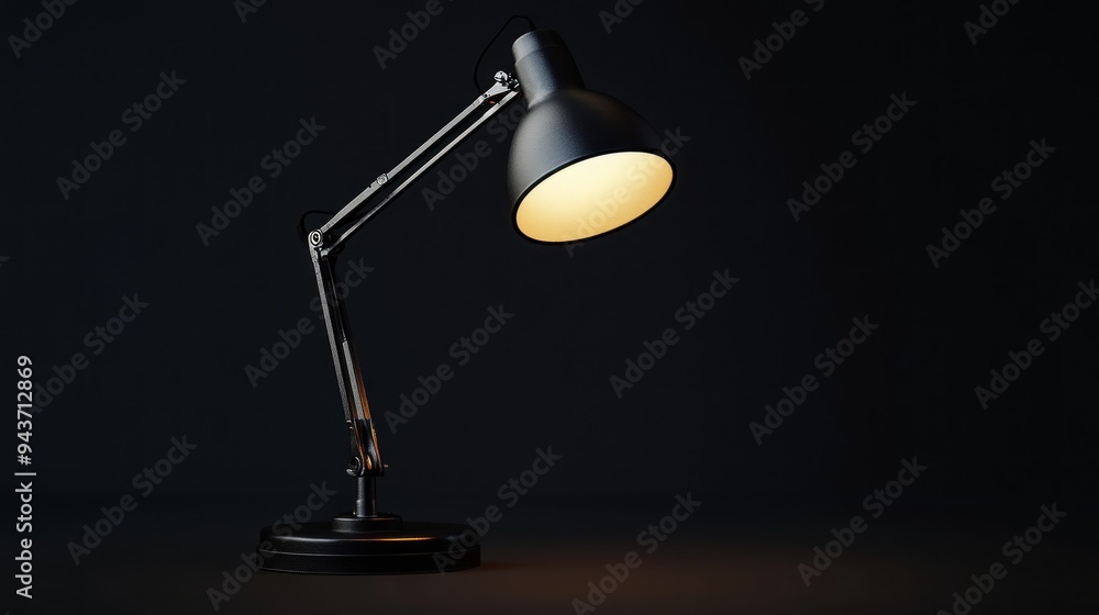 A Desk Lamp Illuminating Darkness A Desk Lamp Illuminating Darkness