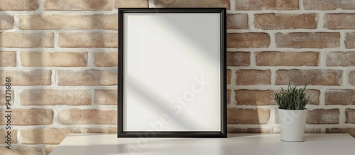 Black cardboard photo frame...