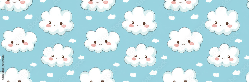 Seamless kawaii pattern featuring cute, smiling clouds, soft pastel background. Ideal kids designs, nursery decor, playful packaging. joyful, whimsical.
Fabric wrapping textile. Generative Ai content Seamless kawaii pattern featuring cute, smiling clouds, soft pastel background. Ideal kids designs, nursery decor, playful packaging. joyful, whimsical.
Fabric wrapping textile. Generative Ai content