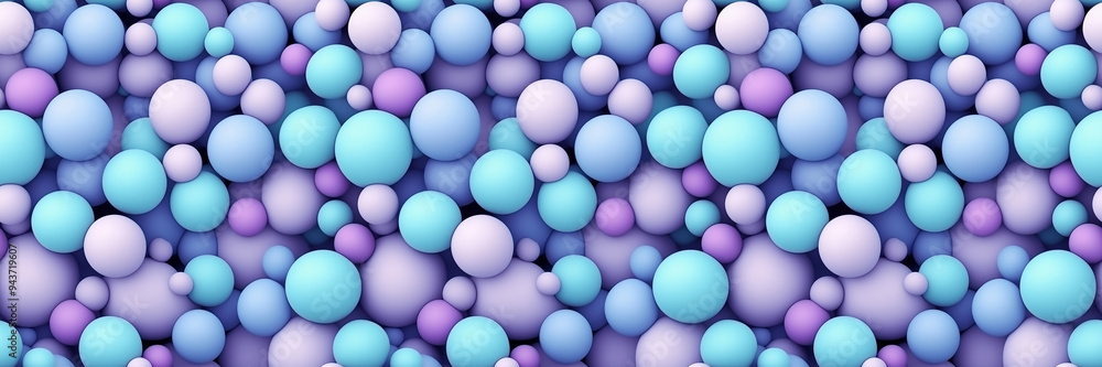 Seamless pattern. blue, purple texture background. many small balls. soft neon pastel background. Liquid fun plastic forms. Spheres, bubbles. Banner, header, playful packaging. Generative Ai content Seamless pattern. blue, purple texture background. many small balls. soft neon pastel background. Liquid fun plastic forms. Spheres, bubbles. Banner, header, playful packaging. Generative Ai content