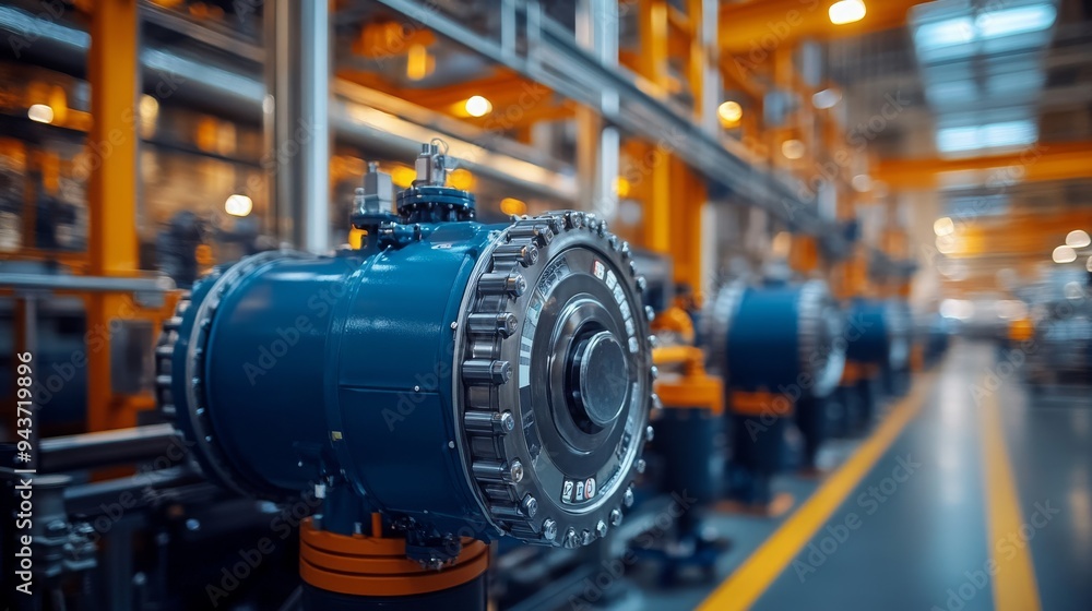 A sophisticated automated system monitors machinery to ensure optimal performance in a manufacturing environment. A sophisticated automated system monitors machinery to ensure optimal performance in a manufacturing environment.