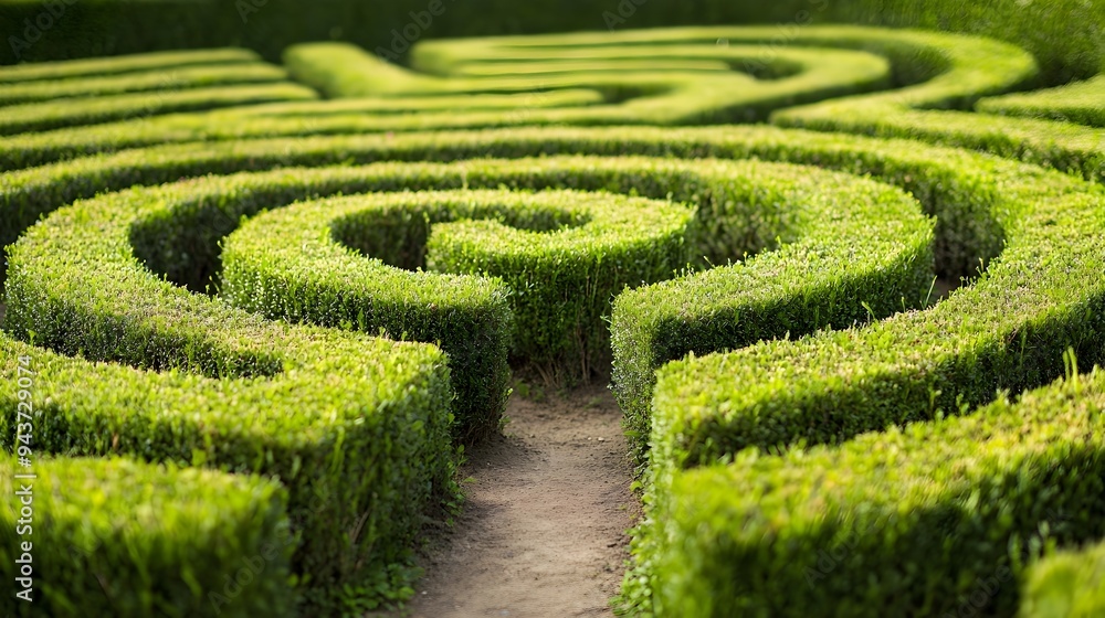 A minimalist maze design with a distinct path cutting through symbolizing the clarity direction and strategic vision needed to navigate challenges and achieve success A minimalist maze design with a distinct path cutting through symbolizing the clarity direction and strategic vision needed to navigate challenges and achieve success
