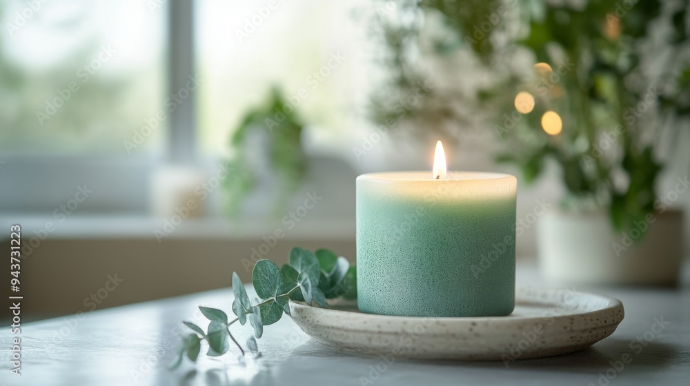 aromatherapy benefits, relaxing with the gentle scent of eucalyptus from a candle, creating a spa ambiance in your home aromatherapy benefits, relaxing with the gentle scent of eucalyptus from a candle, creating a spa ambiance in your home
