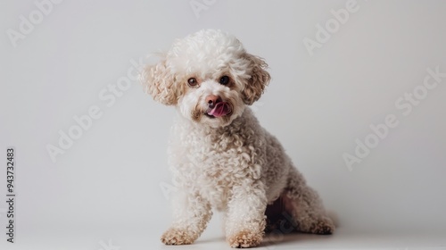 The Cute Poodle Puppy photo