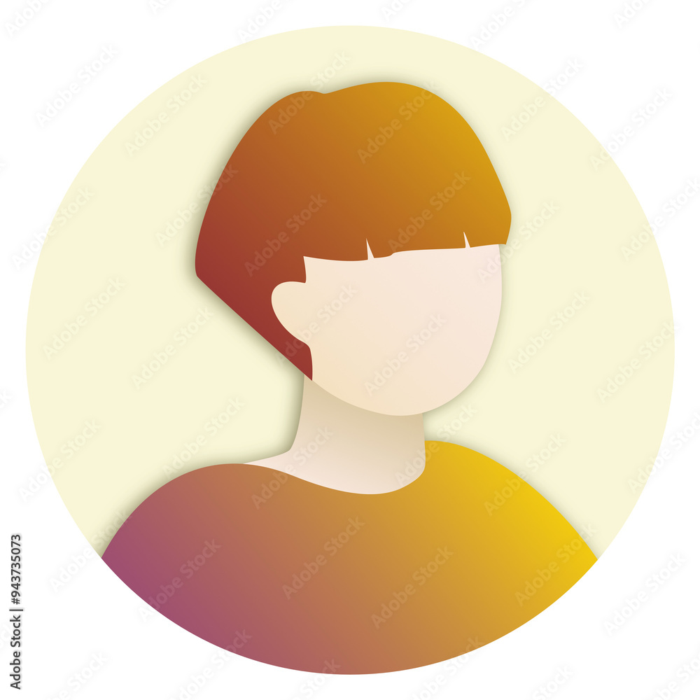 custom made wallpaper toronto digitalorange man profile icon