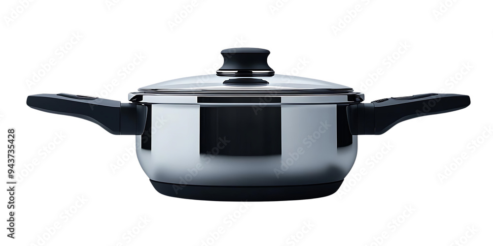 Stainless Steel Pressure Cooker with Transparent Background for Easy Cooking and Cleaning Stainless Steel Pressure Cooker with Transparent Background for Easy Cooking and Cleaning