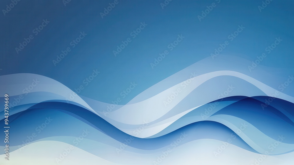 Abstract Blue Wave Background for Graphic Design and Website Template Abstract Blue Wave Background for Graphic Design and Website Template