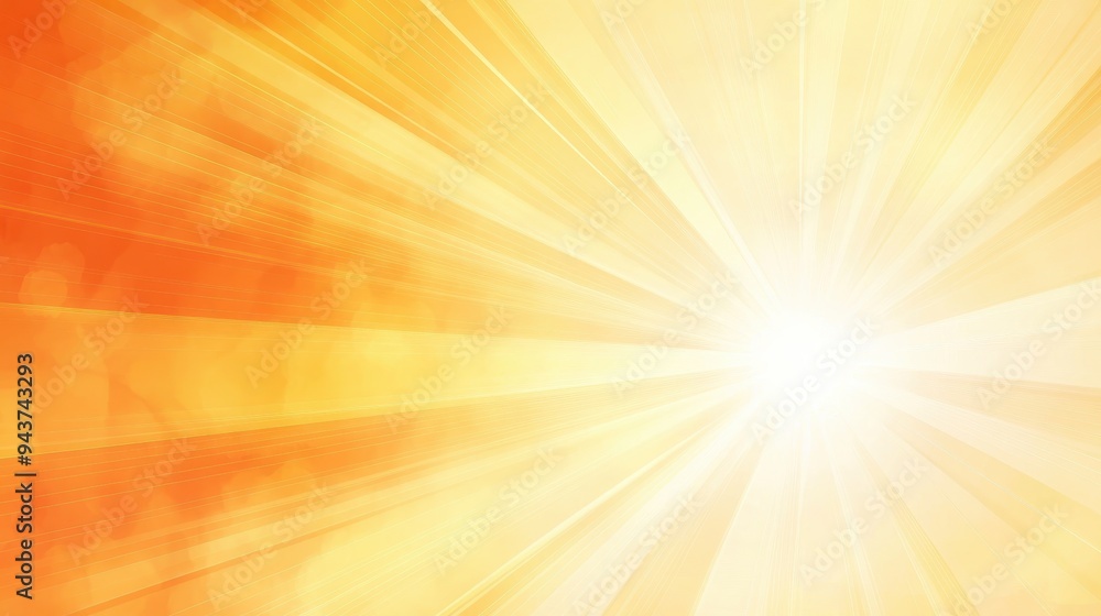 Abstract Sunburst Background with Bright Yellow and Orange Rays Abstract Sunburst Background with Bright Yellow and Orange Rays