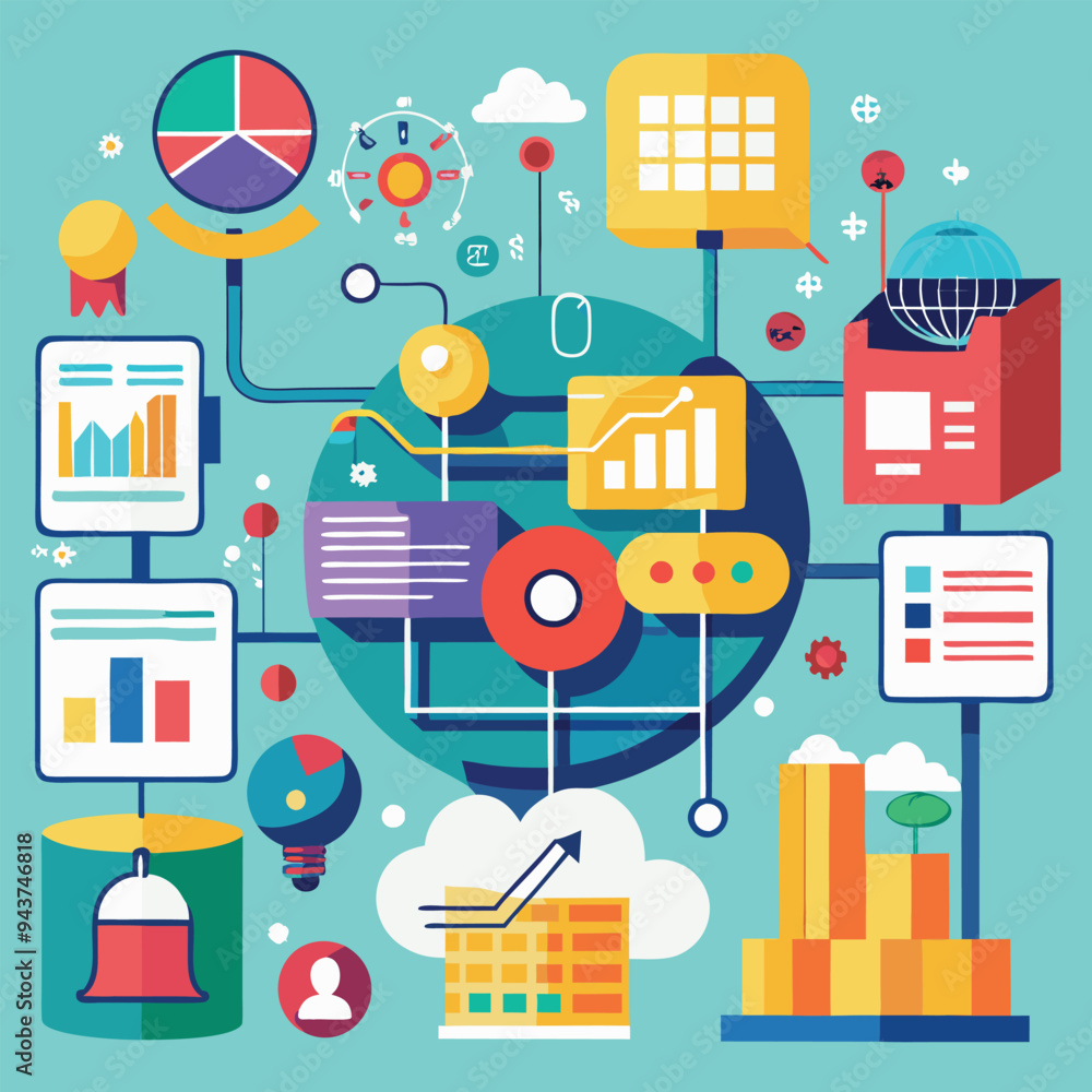 Data Inform Concept Illustration
Data Inform Concept Illustration