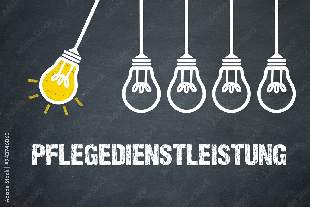 Fototapeta premium Pflegedienstleistung 