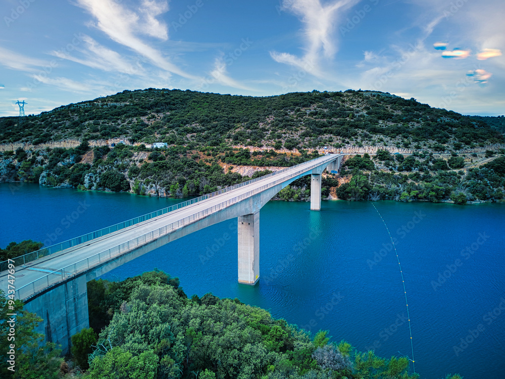 Fototapeta premium Sainte-Croix-de-Verdon (Provence, France)