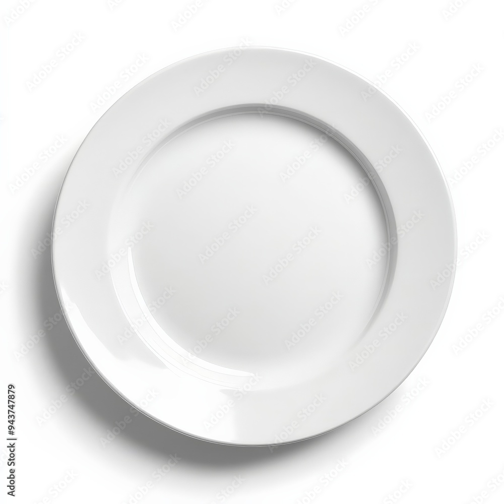 White Dinner Plate. White Dinner Plate.