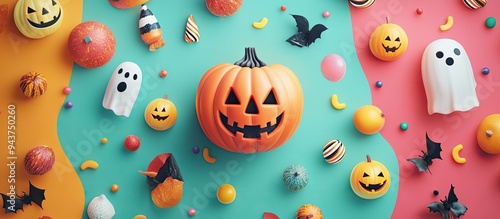 Halloween concept featuring...