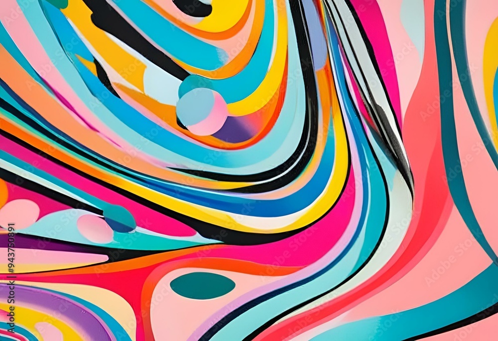 Obraz premium Beautiful abstract image with patterns and designs that give a variety of emotions.