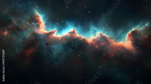 A stunning view of a nebula...