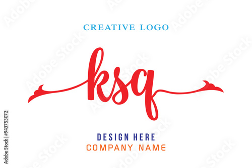 KSQ lettering, perfect for company logos, offices, campuses, schools, religious education