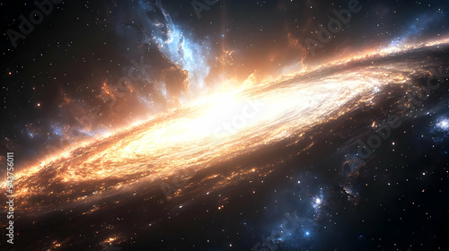 A stunning view of a spiral...