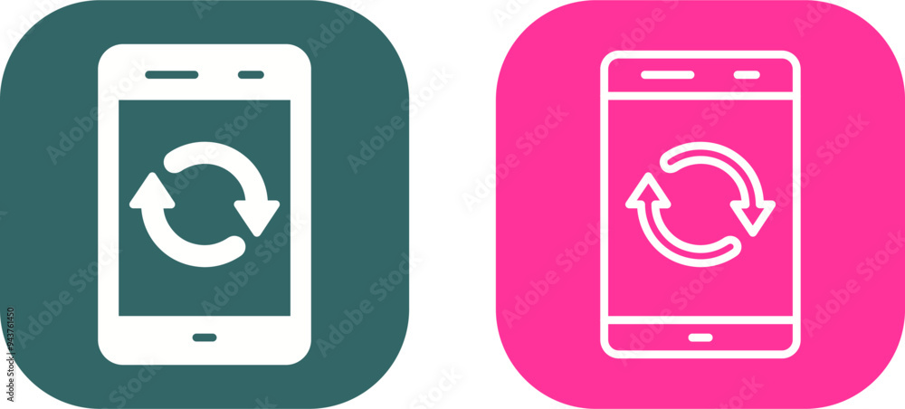 Sync Vector Icon Sync Vector Icon