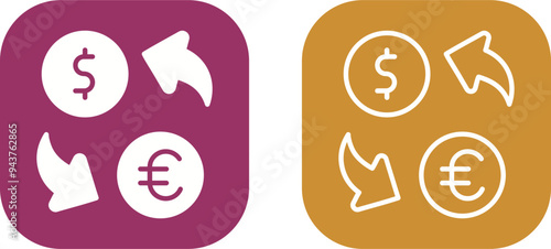 Currency Exchange Vector Icon