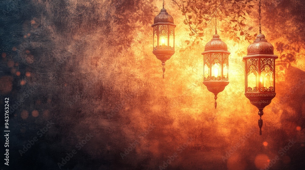 Ramadan Kareem Islamic backgrounds adorned with lanterns Ramadan Kareem Islamic backgrounds adorned with lanterns