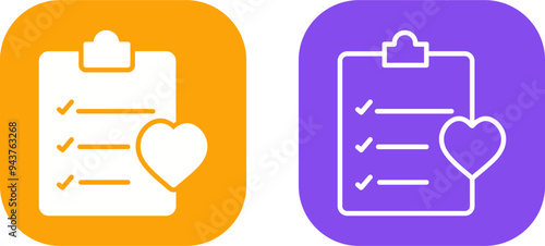 Wishlist Vector Icon