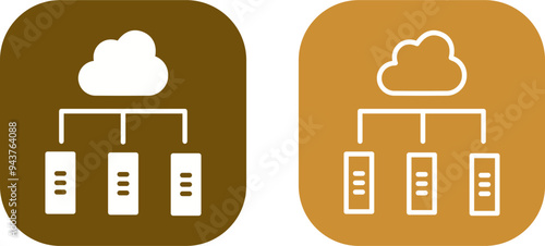Digital Library Vector Icon